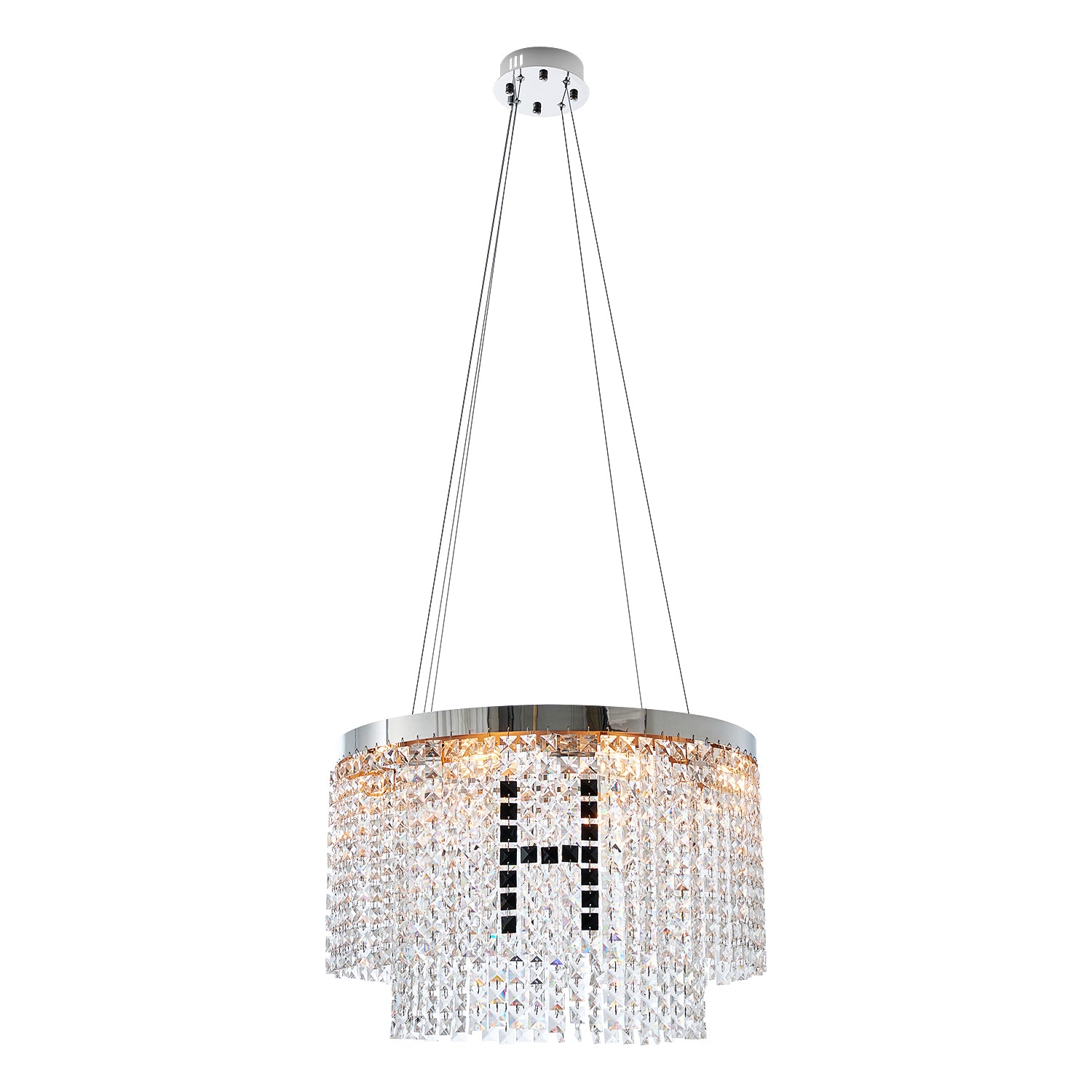 Centerpiece Round Crystal Chandelier