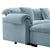 Lagos Velvet Modular Sofa in Blue