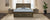 Vintage Rustic Brown Queen Farmhouse Style Platform Bed Frame