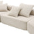 Stockholm Modular Boucle 7-Seater Sofa in Beige