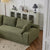 Dakar 4-Seat Minimalist Modular Sofa in Green