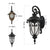 Black Vintage Classic Outdoor Wall Lantern