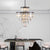 23.6 Inches Black Luxury Crystal Chandelier