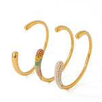 Load image into Gallery viewer, Accented Classy Bangle Cuff Bracelets
