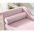 Modern Pink Velvet Chaise Lounge With Storage Compartment