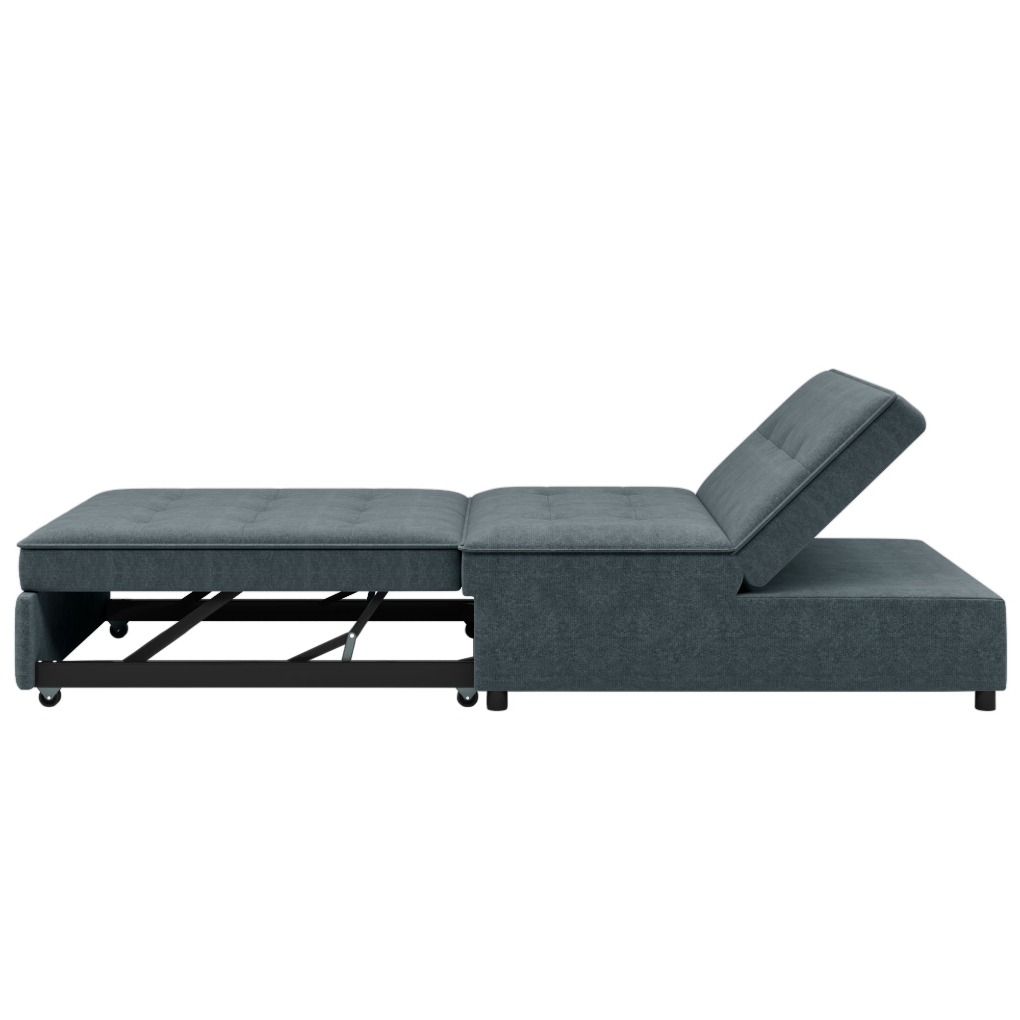 Dark Blue 4-in-1 Sofa Bed Chair