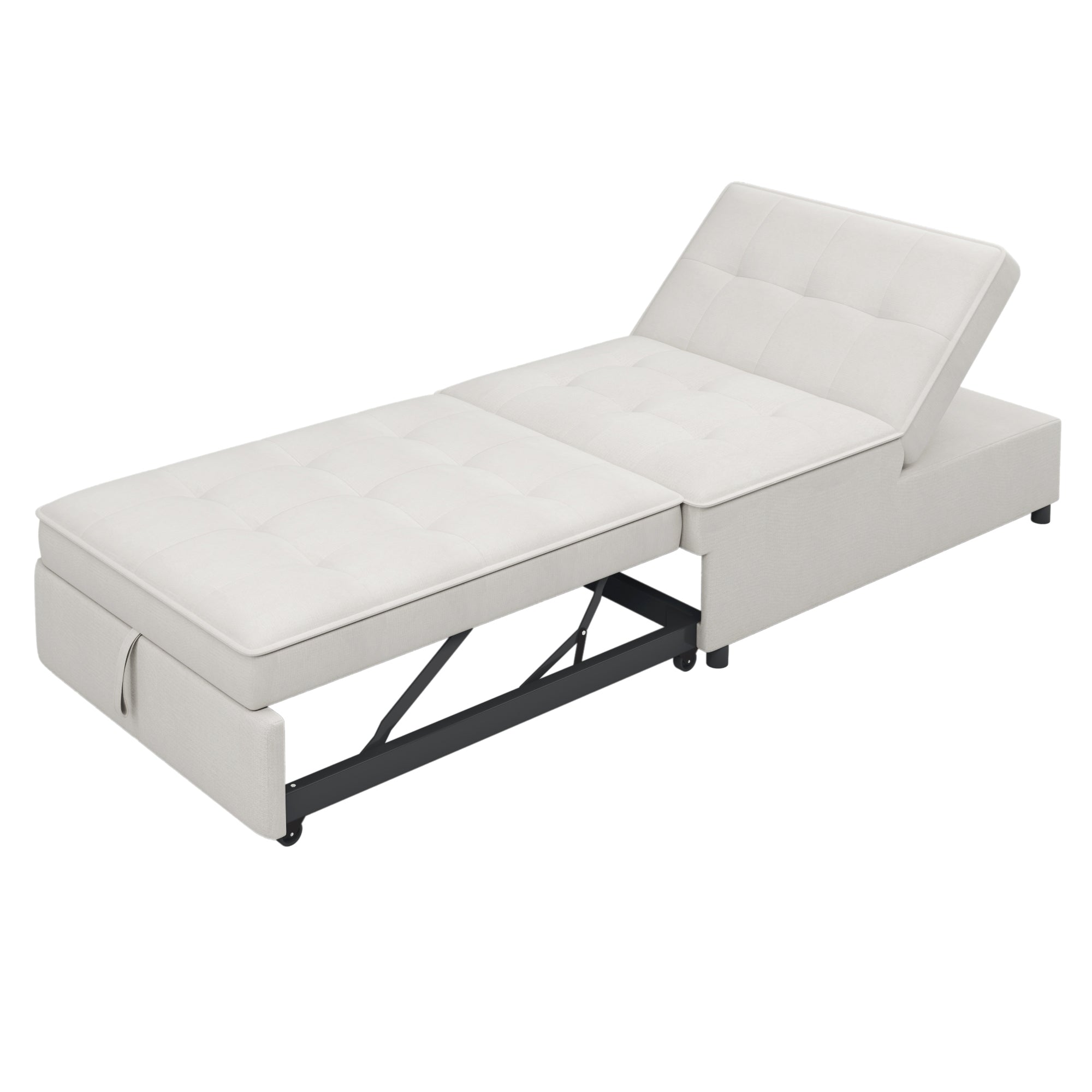 Offwhite 4-in-1 Sofa Bed Chair