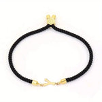 Load image into Gallery viewer, Adjustable Angled Serif Letter Initial Bracelets
