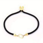 Load image into Gallery viewer, Adjustable Angled Serif Letter Initial Bracelets
