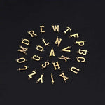 Load image into Gallery viewer, Adjustable Angled Serif Letter Initial Bracelets
