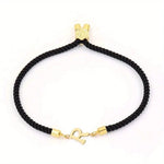 Load image into Gallery viewer, Adjustable Angled Serif Letter Initial Bracelets

