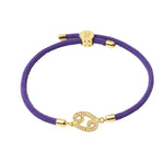 Load image into Gallery viewer, Adjustable Diamond Zodiac Sign Bracelet
