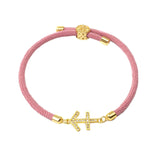 Load image into Gallery viewer, Adjustable Diamond Zodiac Sign Bracelet
