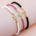 Load image into Gallery viewer, Adjustable Letter Initial Bracelets
