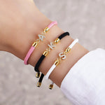 Load image into Gallery viewer, Adjustable Letter Initial Bracelets

