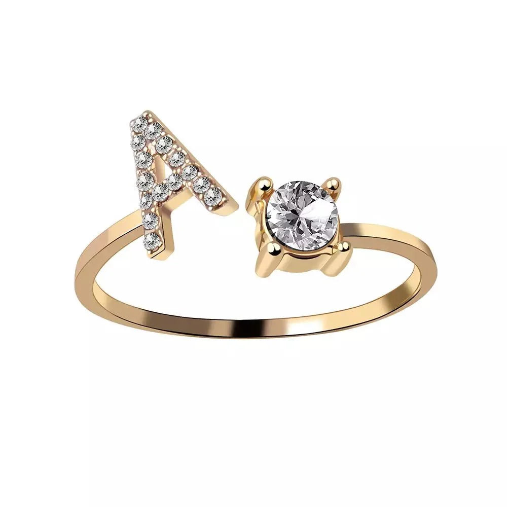 Adjustable letter initial ring 583802