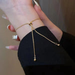 Load image into Gallery viewer, Adjustable Lucky Four Leaf Clover Bracelet
