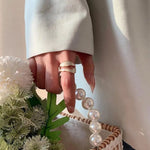 Load image into Gallery viewer, Adjustable Luxury Gold Crevice Ring
