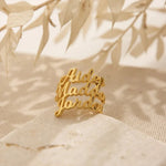 Load image into Gallery viewer, Adjustable Personalized Name(s) Wrap Ring
