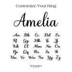 Load image into Gallery viewer, Adjustable Personalized Name(s) Wrap Ring

