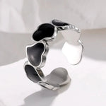 Load image into Gallery viewer, Adjustable Romantic Enamel Heart Ring
