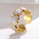 Load image into Gallery viewer, Adjustable Romantic Enamel Heart Ring
