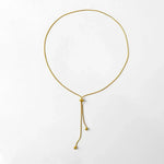 Load image into Gallery viewer, Adjustable Snake Chain Lariat Necklace
