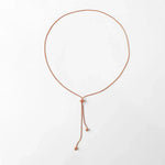 Load image into Gallery viewer, Adjustable Snake Chain Lariat Necklace
