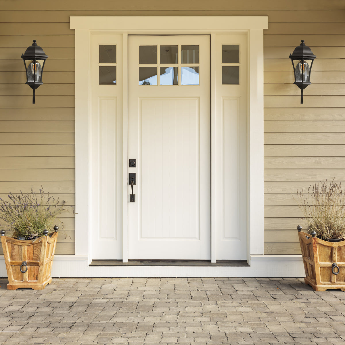 AESTIN'S DECOR Outdoor Light Waterproof Glass Traditional Outdoor Wall Light Fixture