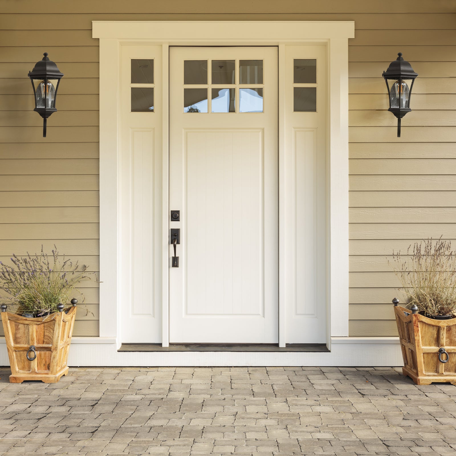 AESTIN'S DECOR Outdoor Light Waterproof Glass Traditional Outdoor Wall Light Fixture