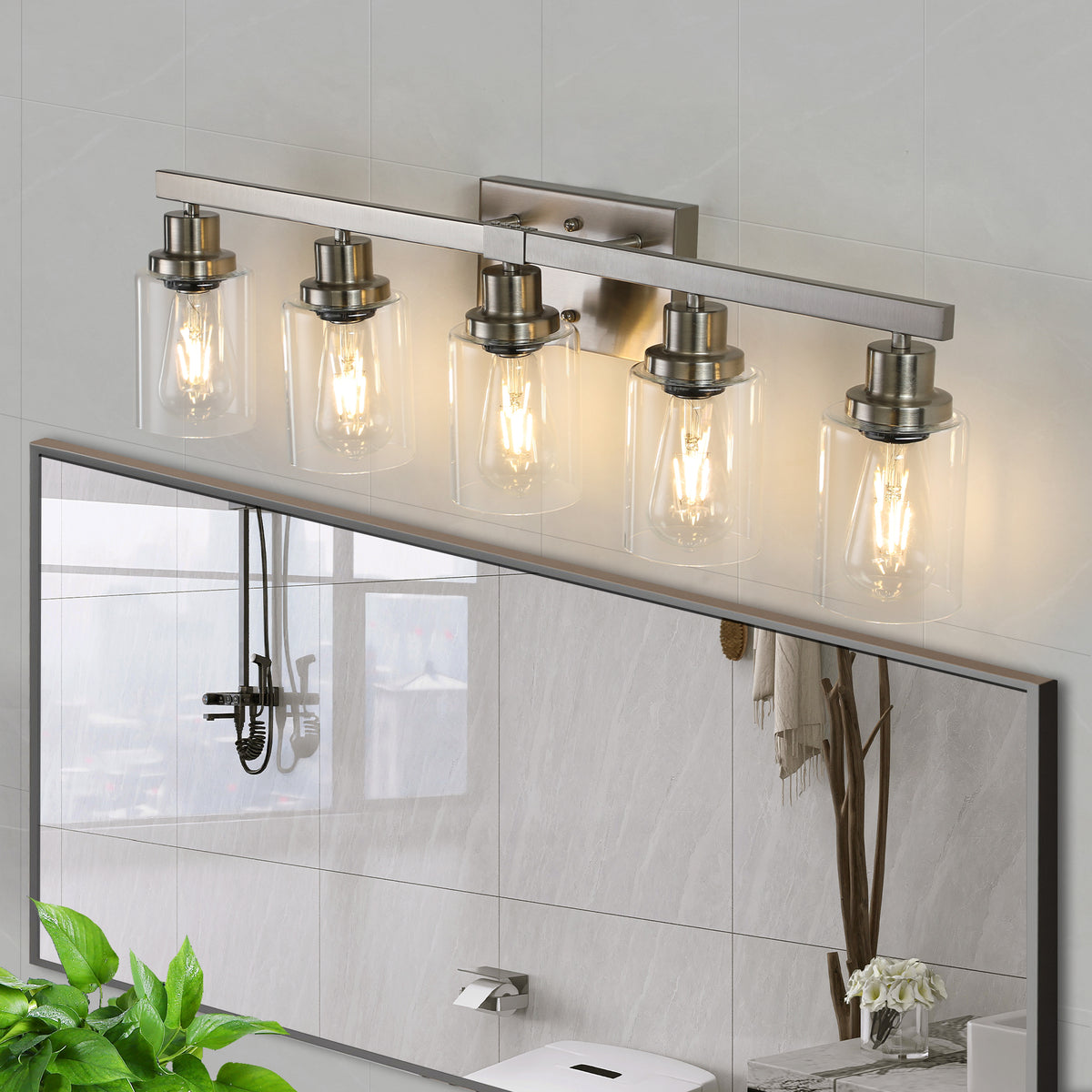 AESTIN'S DECOR Vanity Light Stylish 5-Light Bathroom Vanity Light
