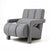 Modern Dark Gray Upholstered Accent Chair