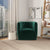 Plush Green Velvet Swivel Chair for Elegant Living Spaces