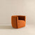 Luxury Burnt Orange Velvet Swivel Chair for Stylish Living Spaces