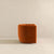 Luxury Burnt Orange Velvet Swivel Chair for Stylish Living Spaces