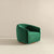 Luxury Dark Green Velvet Swivel Chair for Stylish Living Spaces