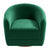 Luxury Dark Green Velvet Swivel Chair for Stylish Living Spaces