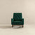 Elegant Green Velvet Rocking Chair for Cozy Living Spaces