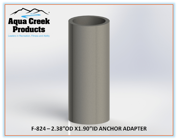 AQUA CREEK ANCHOR ADAPTER SLEEVE - 2-3/8 IN OD x 1.95 IN ID (EHA)(BRNZ) Anchor - MIGHTY SERIES LIFTS