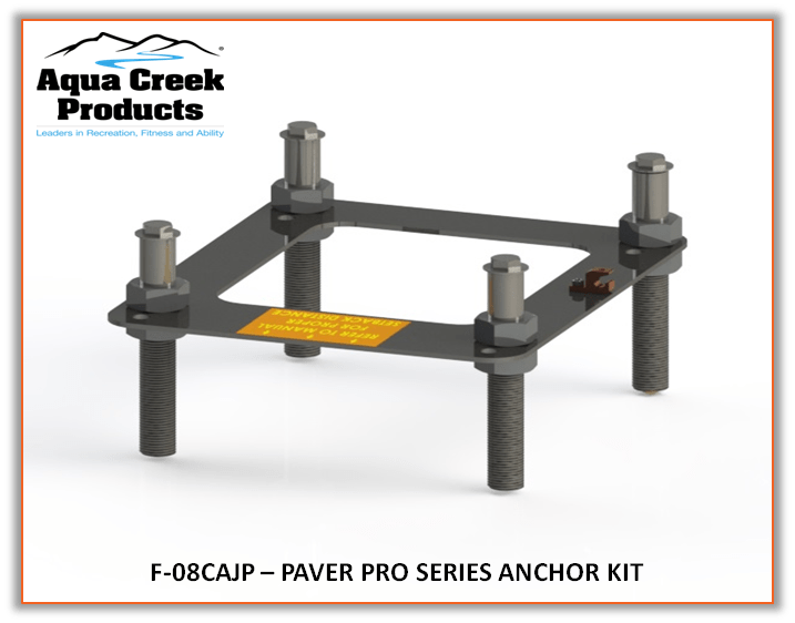 AQUA CREEK ANCHOR KIT - > 6" THICK DECKS - MIGHTY PEDESTALS Anchor - MIGHTY SERIES LIFTS