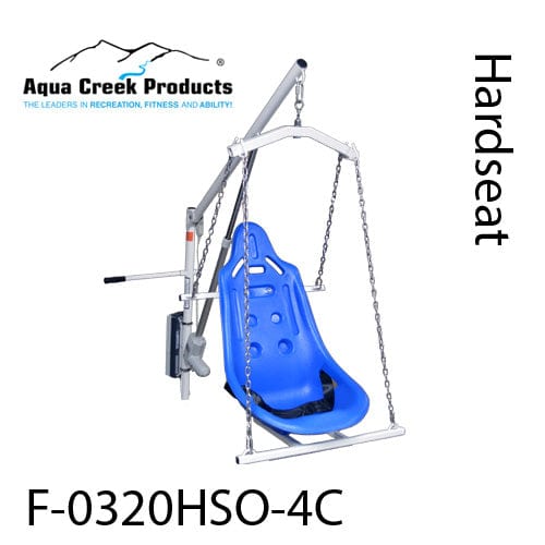 AQUA CREEK HARD SEAT OPTION Hard Seat &amp; 4-Point Hanger Bar - EZ SERIES LIFTS