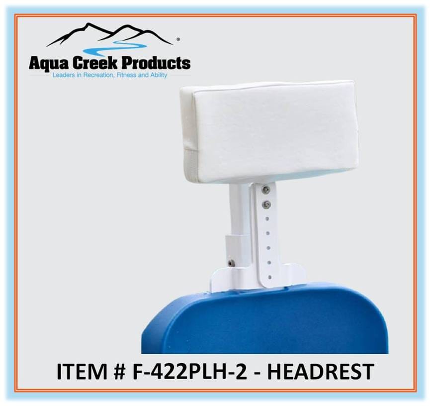 AQUA CREEK Headrest - F-422PLH-2 - MIGHTY VOYAGER ADA COMPLIANT & UL CERTIFIED