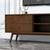 Ashcroft Imports Caroline Mid Century Modern Style Walnut TV Stand Up To 72"