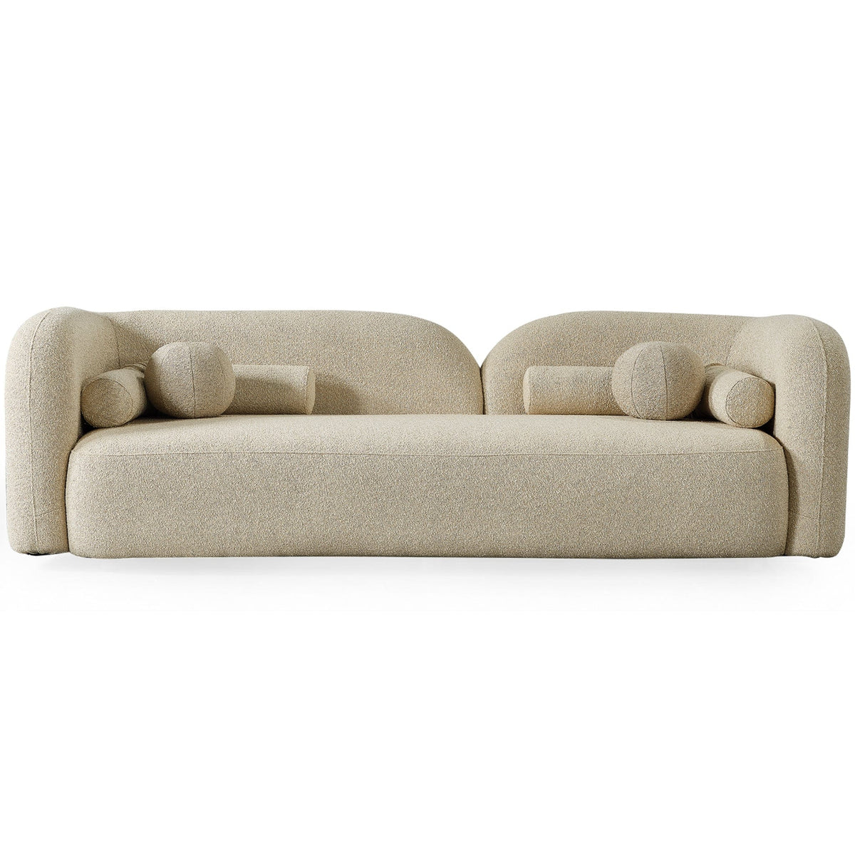 Ashcroft Imports Donna Japandi Style Boucle Sofa