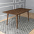 Ashcroft Imports Mary Modern Style Solid Wood Rectangular Dining Kitchen Table 63"