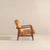 Ashcroft Imports Micah Genuine Tan Leather Accent Chair