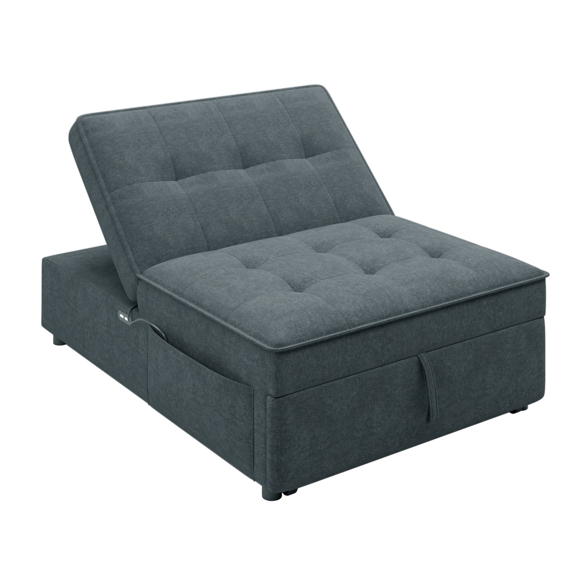 Dark Blue 4-in-1 Sofa Bed Chair