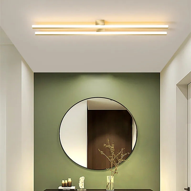 Contemporary Flush Mount Ceiling Light with Integrated LED