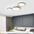 Contemporary Round Flush Mount Ceiling Light