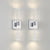 Minimalist Contemporary Crystal Wall Light